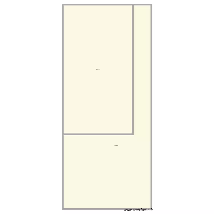 terrain auterive. Plan de 2  et 791 m²