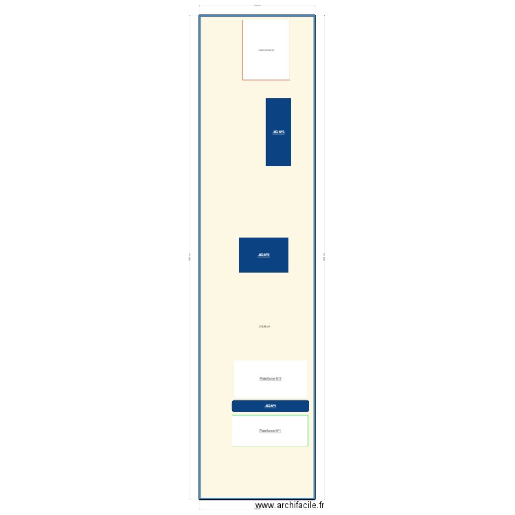 CANOPYL. Plan de 1 pièce et 219 m2