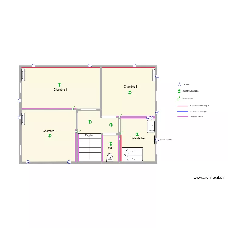 1er Etage. Plan de 1er Etage. Plan de