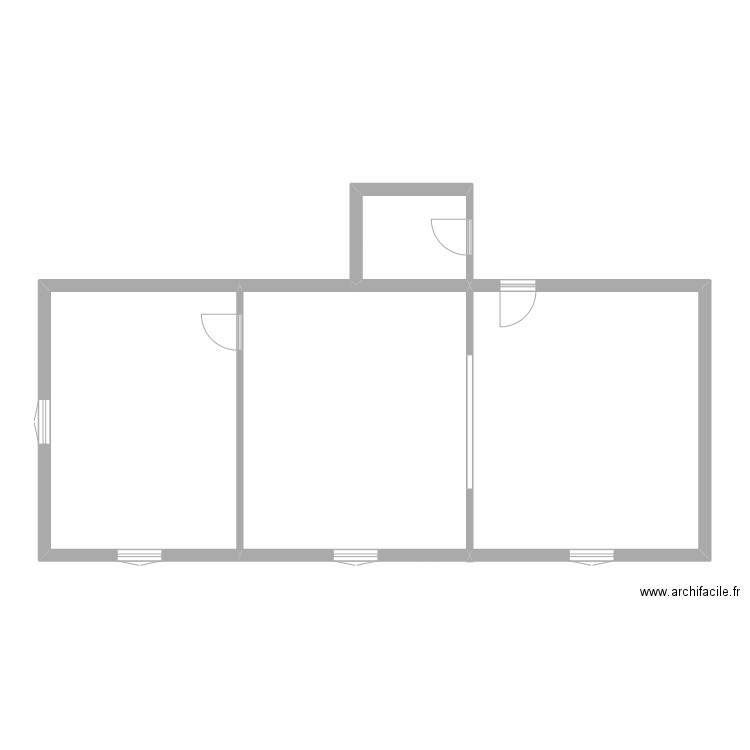 boutin etage. Plan de 4 pièces et 87 m2