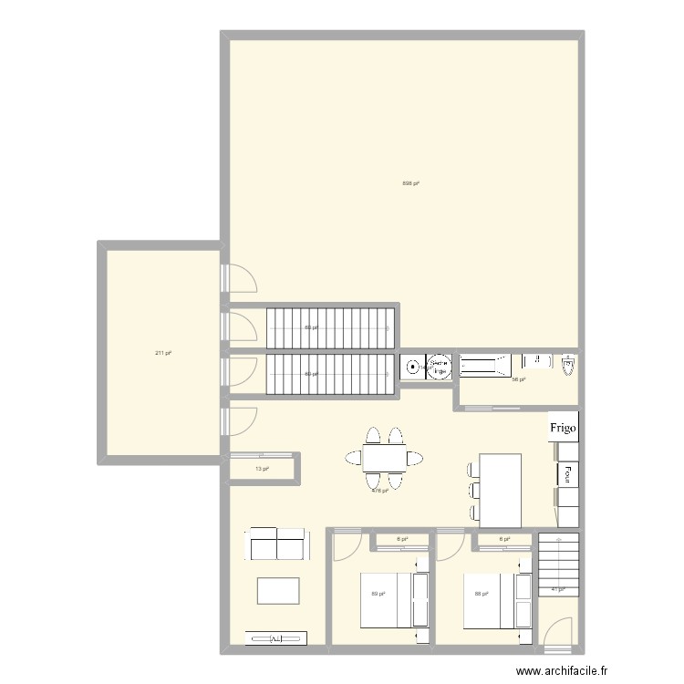 12 logements test2. Plan de 0 pièce et 0 m2