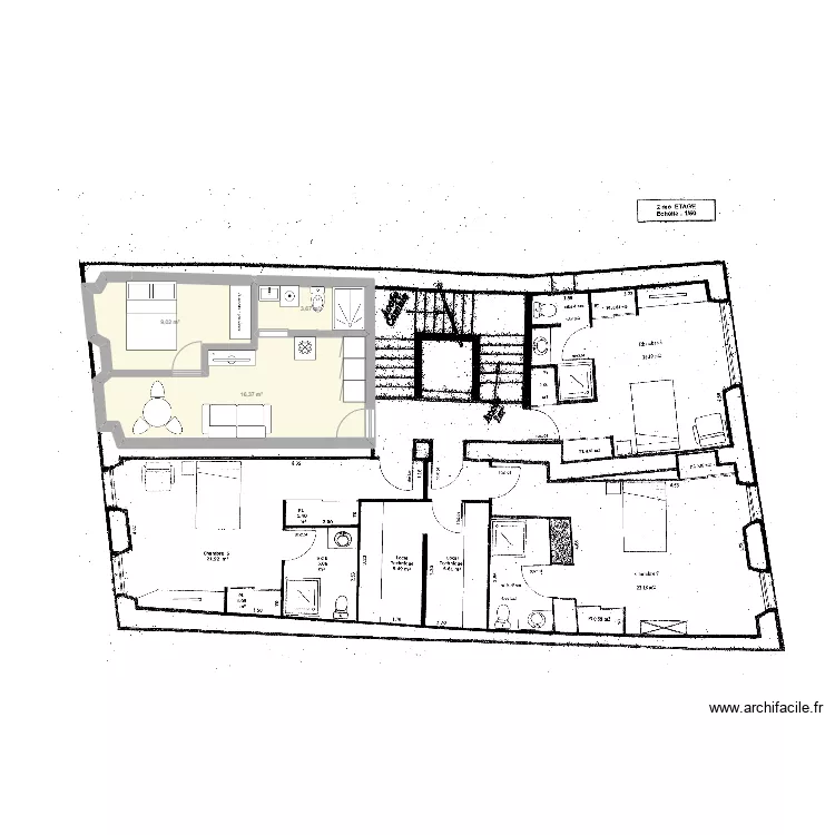 2eme étage TRANS EN PROVENCE. Plan de 2eme étage TRANS EN PROVENCE. Plan de