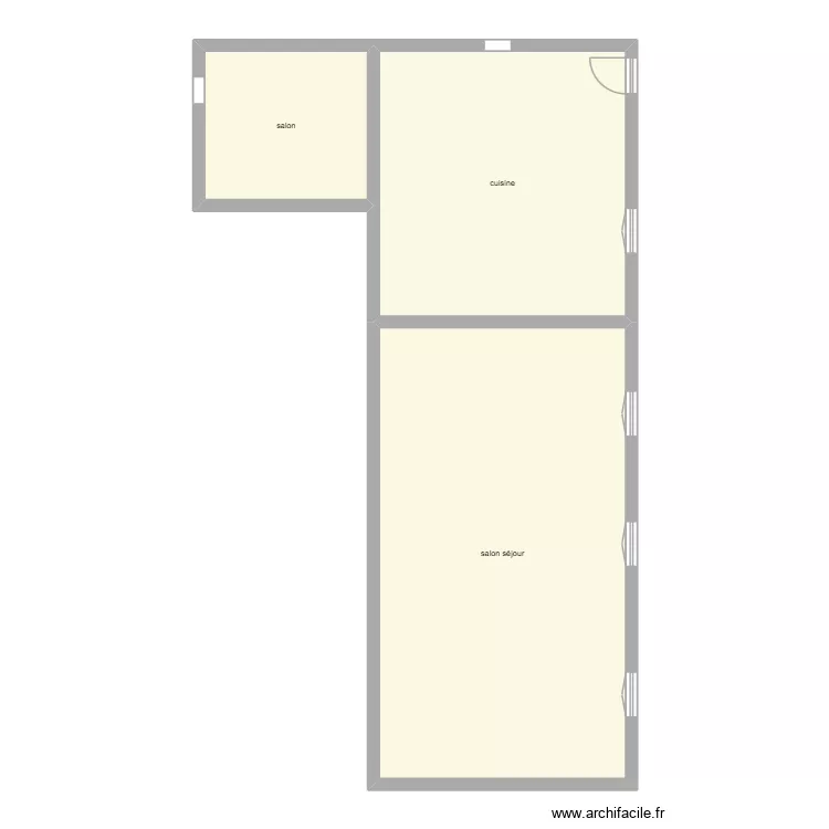 Desfroux anaîs rdc état initial. Plan de 3 et 100 m² Desfroux anaîs rdc état initial. Plan de 3 et 100 m²