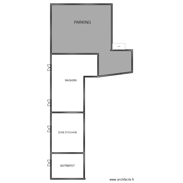 VILLENAVE EXTERIEUR. Plan de 4 pièces et 451 m2