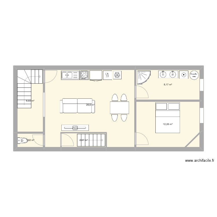 2°Etage. Plan de 0 pièce et 0 m2