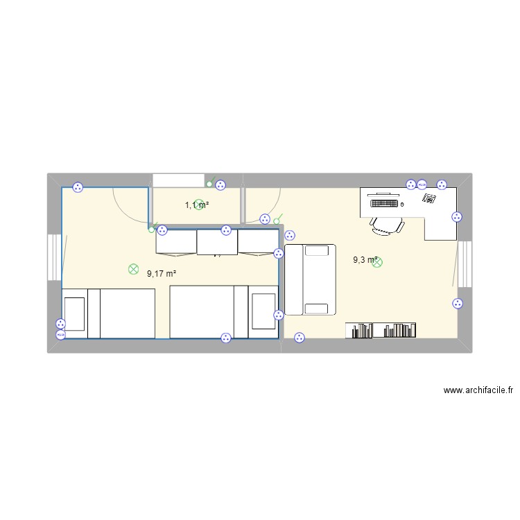 Ëxtension meubles ok. Plan de 0 pièce et 0 m2