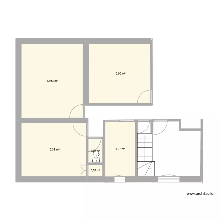 Maison et ext 2. Plan de 6 et 41 m² Maison et ext 2. Plan de 6 et 41 m²