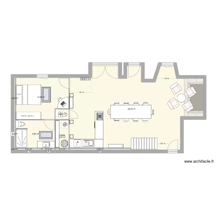 Yssingeaux Den Dulk M. RdC Proposition #6. Plan de 
