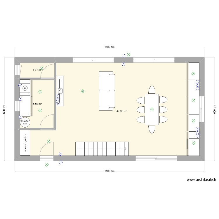 MAEVA ET JORIS 3. Plan de 9 pièces et 112 m2