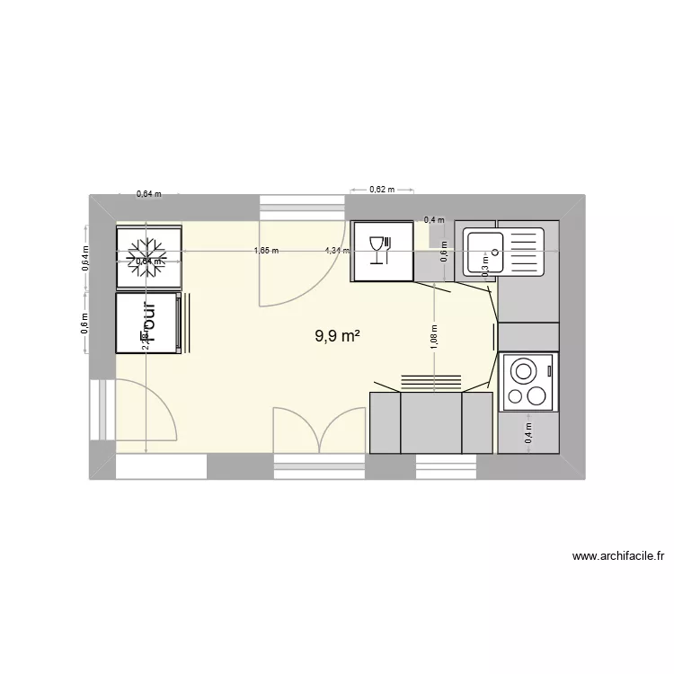 cuisine elements bas. Plan de 1 et 10 m² cuisine elements bas. Plan de 1 et 10 m²