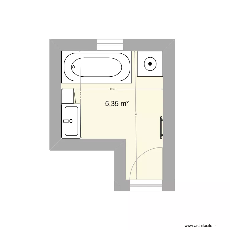 ferreri martin. Plan de 1 et 5 m² ferreri martin. Plan de 1 et 5 m²