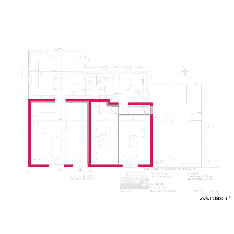le pible 2emr. Plan de 0 pièce et 0 m2