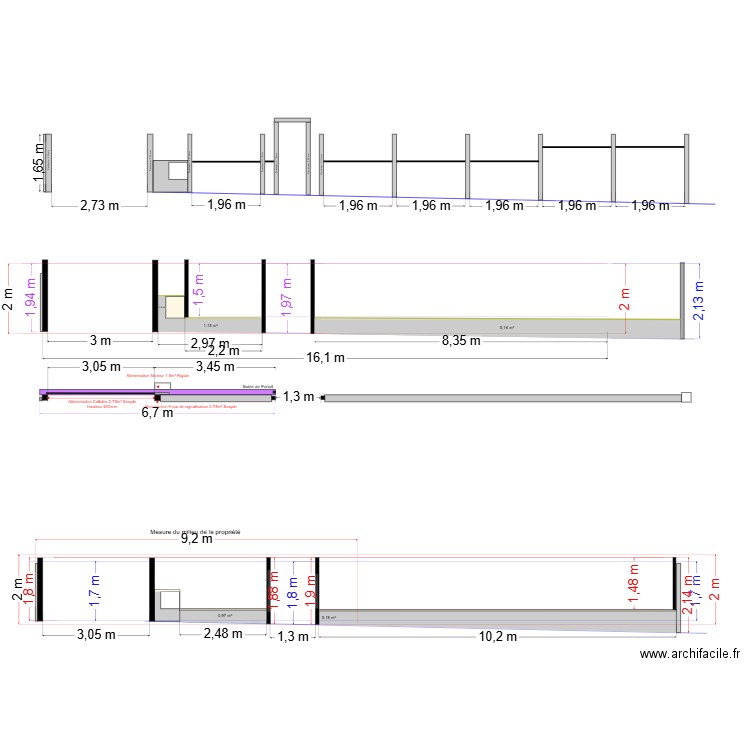 RAGON - CHATILLON. Plan de 0 pièce et 0 m2