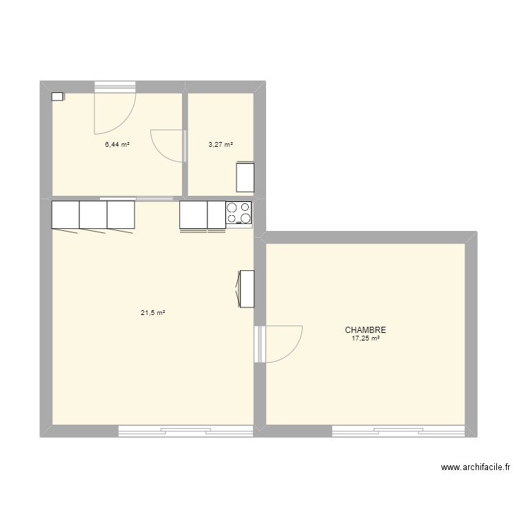 LA MONGIE new cuisine. Plan de 0 pièce et 0 m2