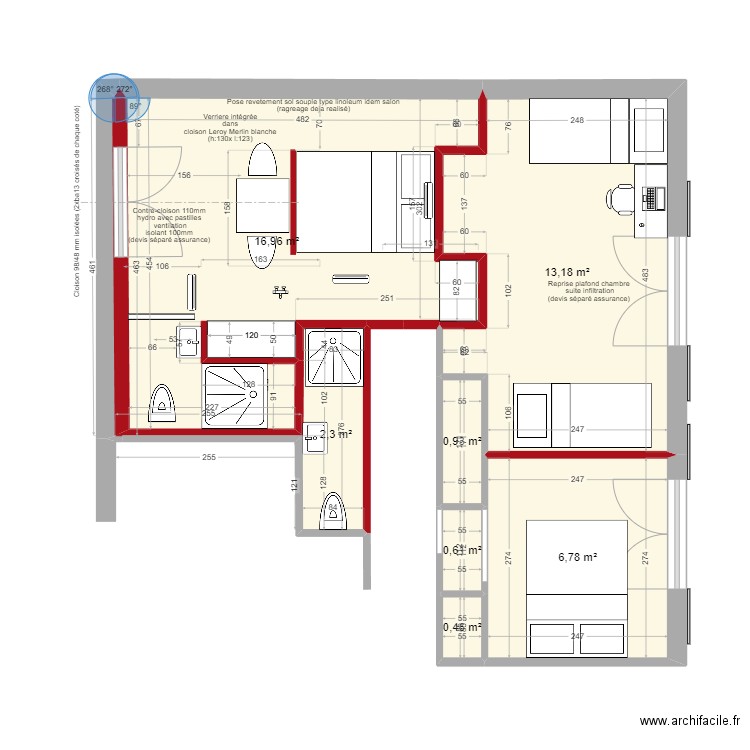 studio 03 projet. Plan de 0 pièce et 0 m2
