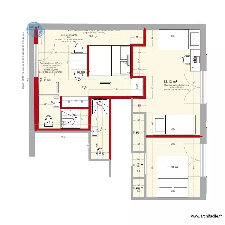 studio 03 projet. Plan de 