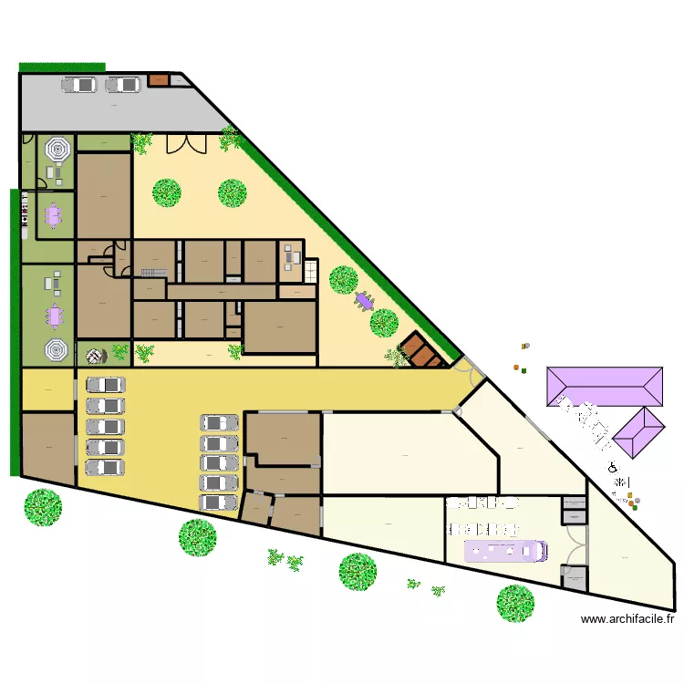 FOODTRUCK MAIRIE 1002. Plan de 56  et 1893 m²