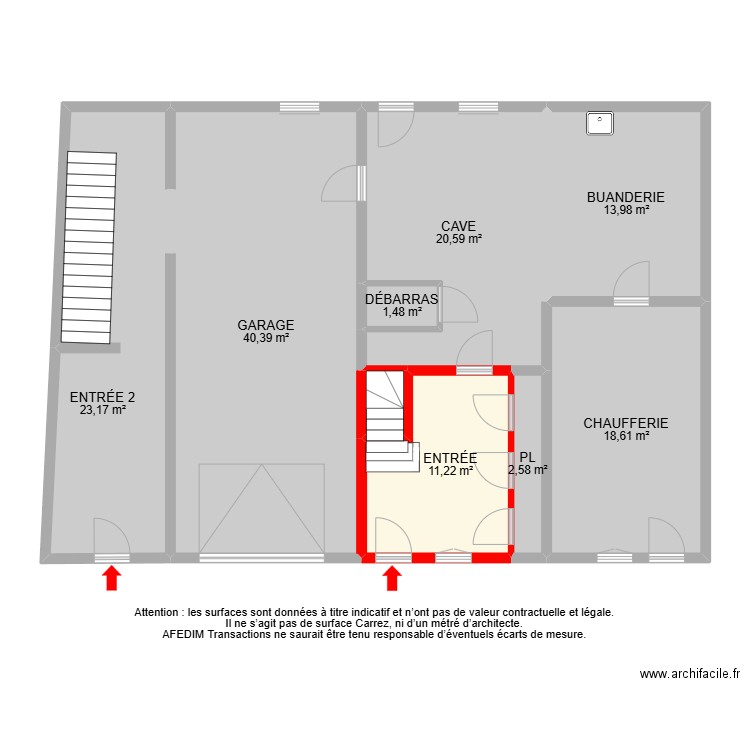 BI 22316 - . Plan de 42 pièces et 459 m2