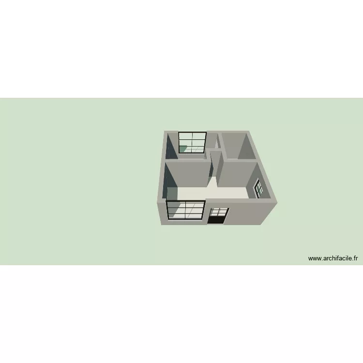 HAVRE DE PAIX. Plan de 3  et 28 m²