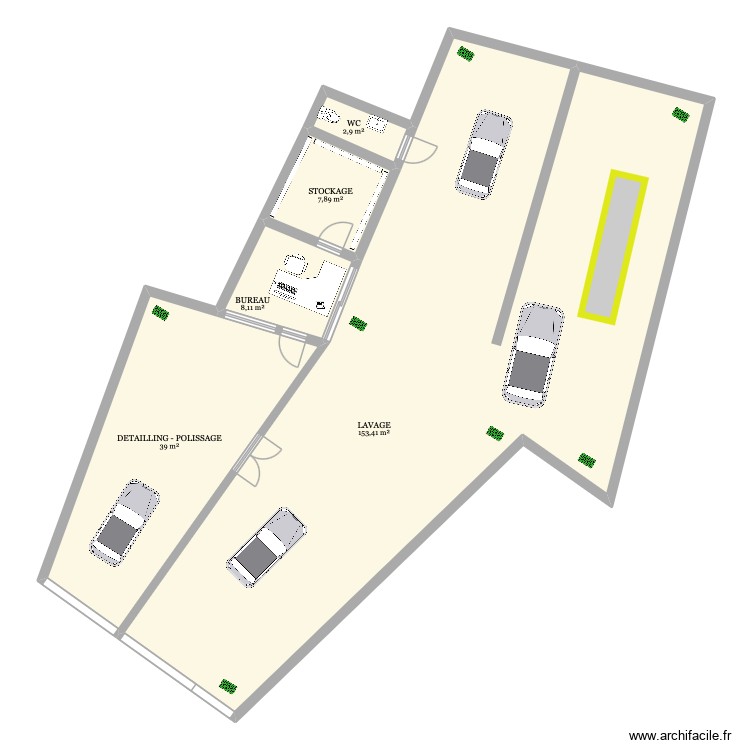 PLAN ARCHITECTURAL LAVAGE. Plan de 0 pièce et 0 m2 PLAN ARCHITECTURAL LAVAGE. Plan de 0 pièce et 0 m2