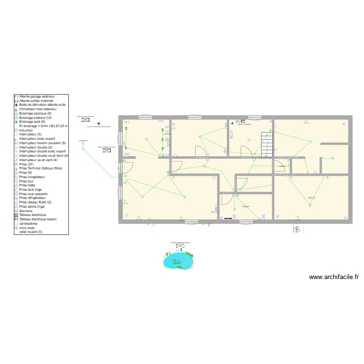 rdc. Plan de 0 pièce et 0 m2 rdc. Plan de 0 pièce et 0 m2
