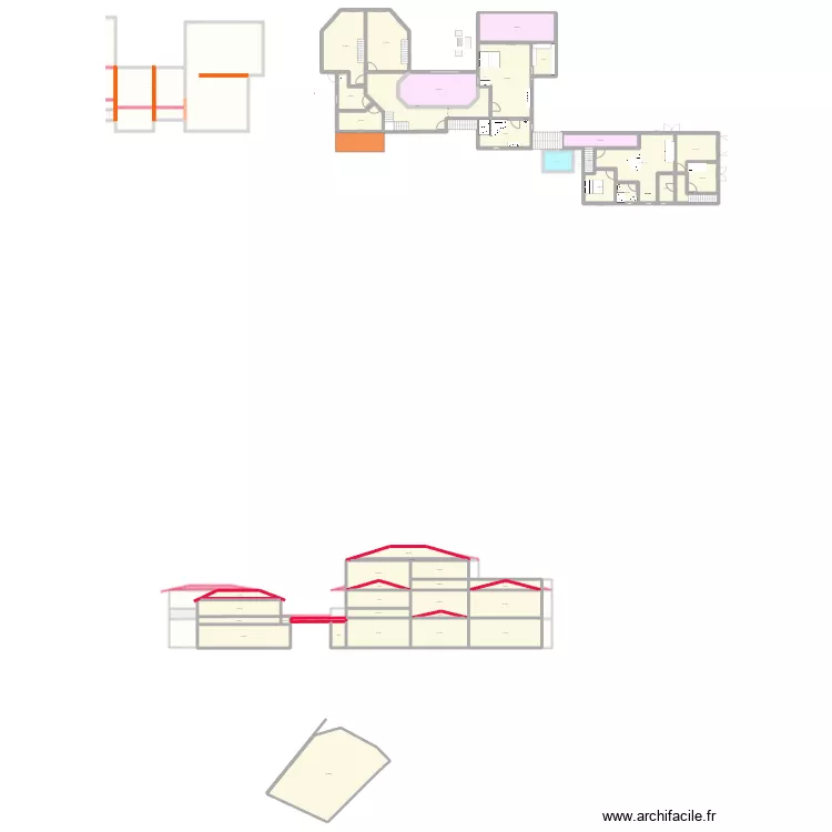 Plan 07 juillet 2025 2 appts location. Plan de 