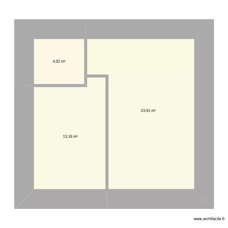 22m. Plan de 3 et 41 m² 22m. Plan de 3 et 41 m²