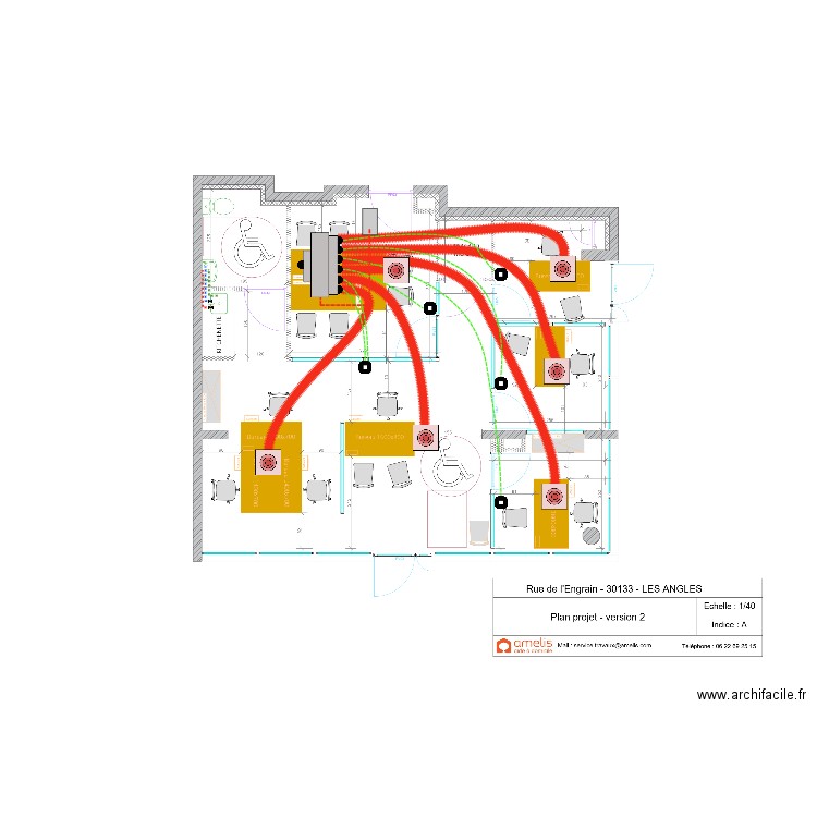 Kinougarde Angle. Plan de 0 pièce et 0 m2