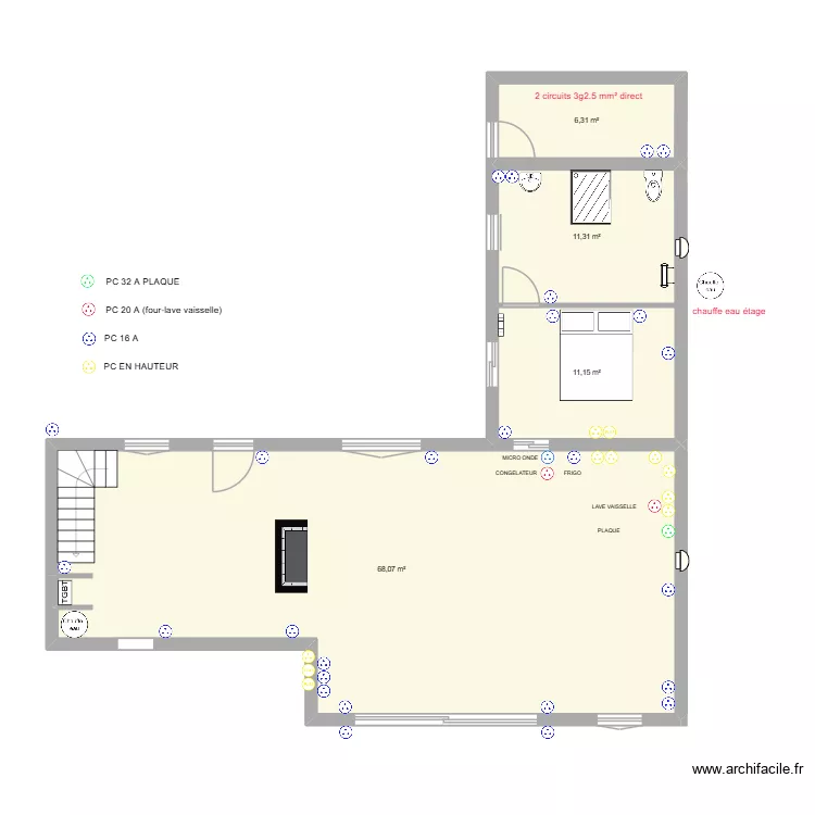 RENARD PC ANCIENNE PARTIE 20 mai 2026. Plan de 4 et 97 m² RENARD PC ANCIENNE PARTIE 20 mai 2026. Plan de 4 et 97 m²
