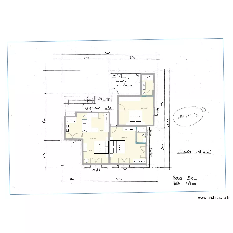 REZ JARDIN SAMOENS 18/3. Plan de 