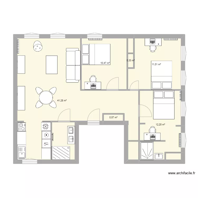 sainte c&eacute;cile 2. Plan de 