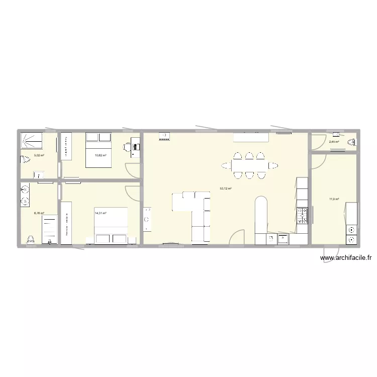 cedricdolo1. Plan de 7  et 104 m²