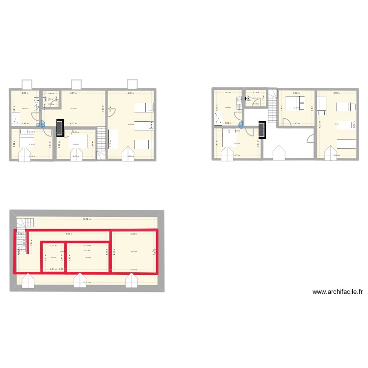 LENTEUIL &eacute;tage. Plan de 0 pièce et 0 m2