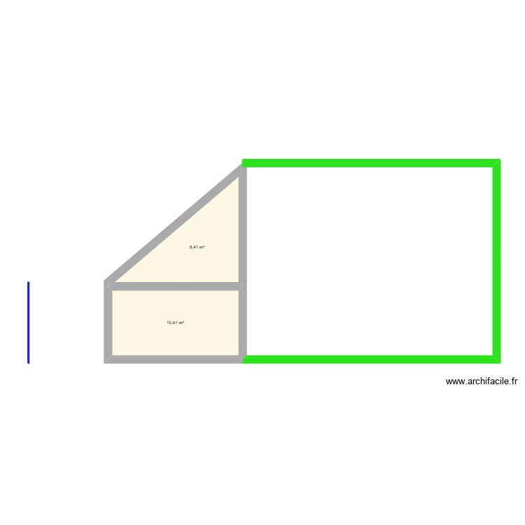 plan en coupe. Plan de 0 pièce et 0 m2
