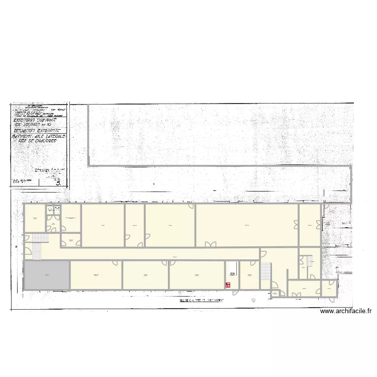 ISJB-CJ-Rez de chaussé. Plan de ISJB-CJ-Rez de chaussé. Plan de