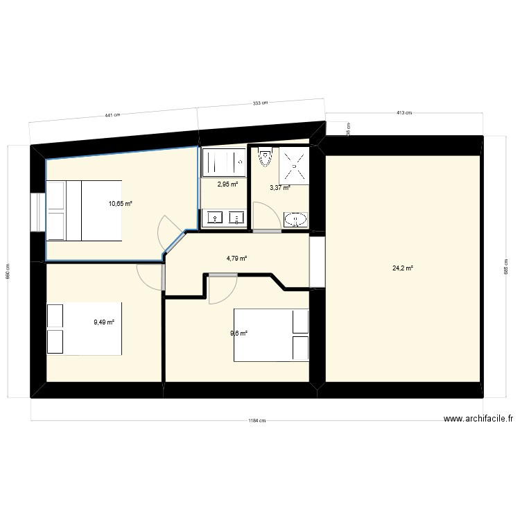 EXT JULIE. Plan de 0 pièce et 0 m2
