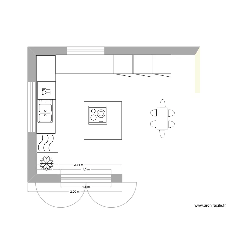 COCINA ASTURIAS. Plan de COCINA ASTURIAS. Plan de