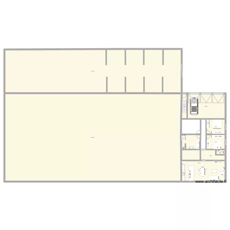 Man&egrave;ge. Plan de 