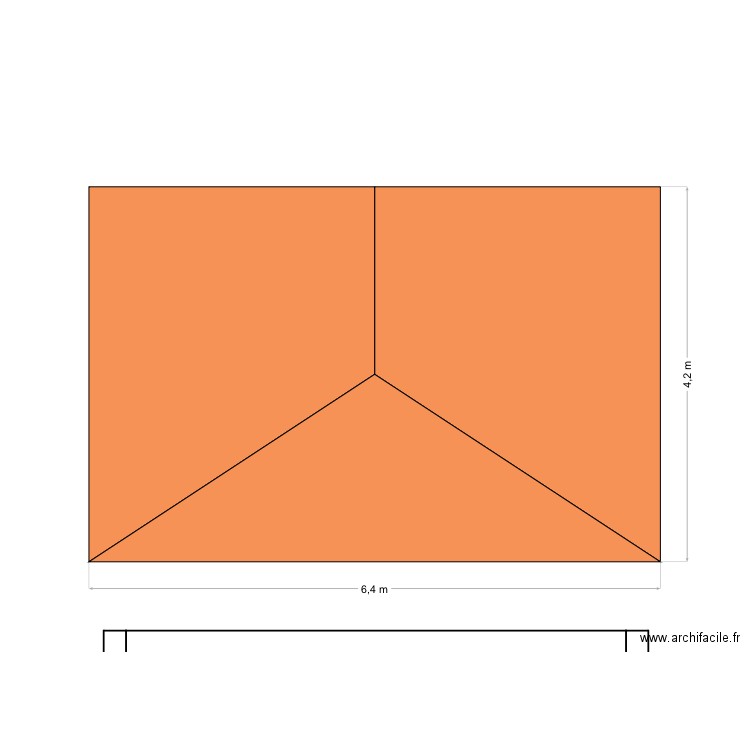 Projet extension. Plan de 0 pièce et 0 m2