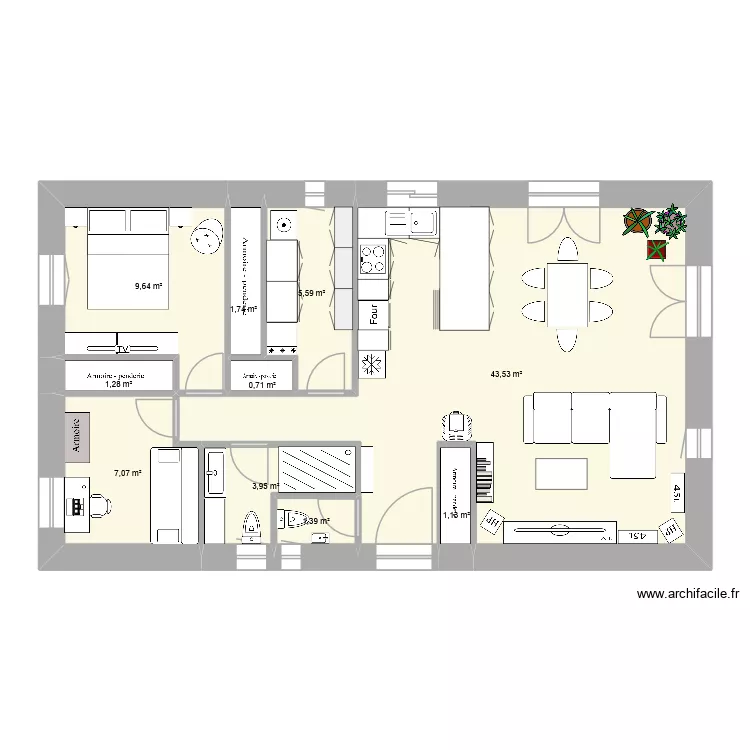 lot25janv26. Plan de 10  et 76 m²