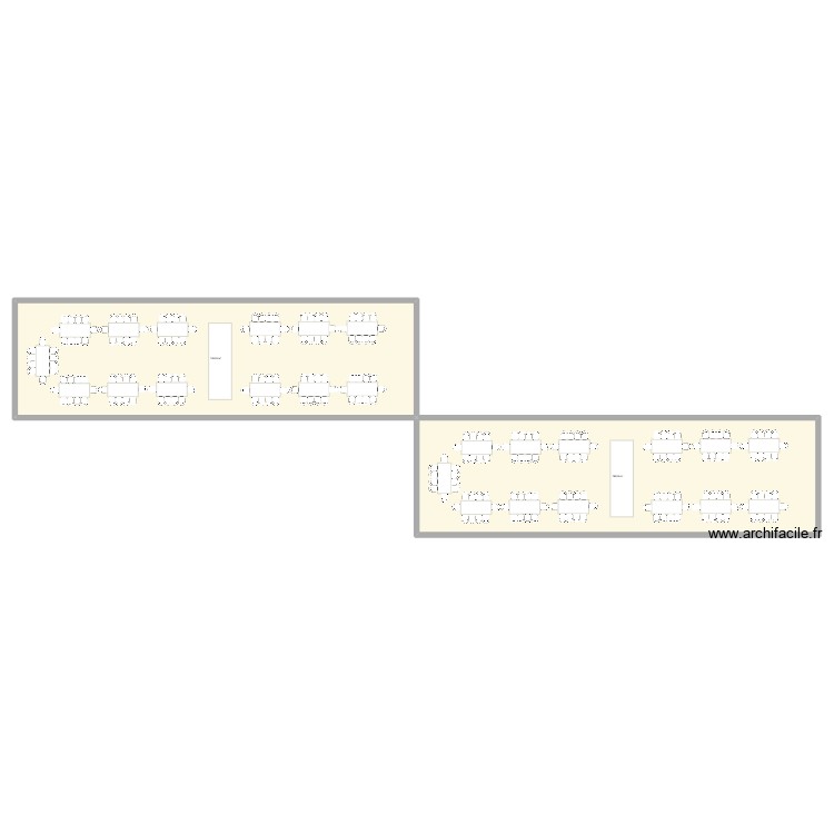 Plan salle mariage. Plan de 0 pièce et 0 m2