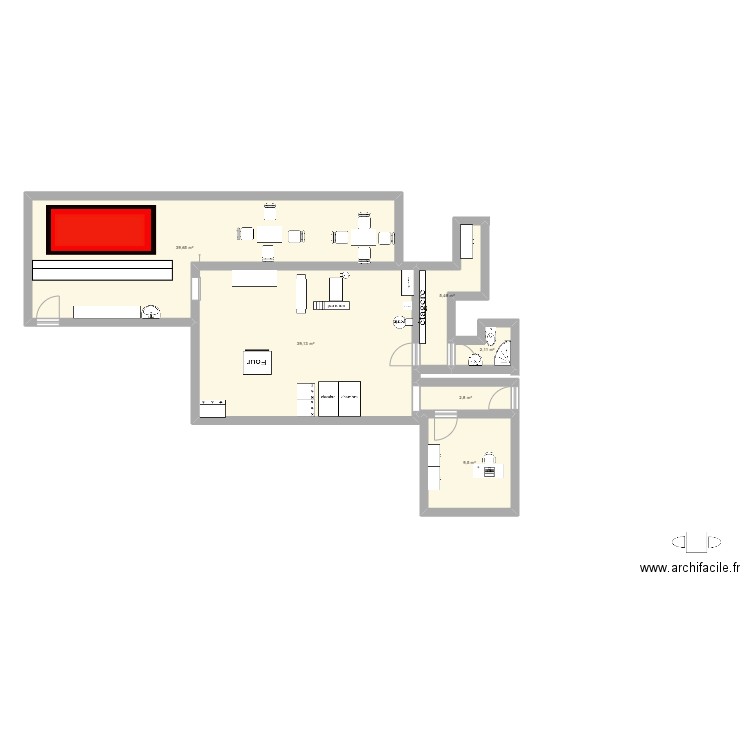 plan clement. Plan de 6 pièces et 99 m2