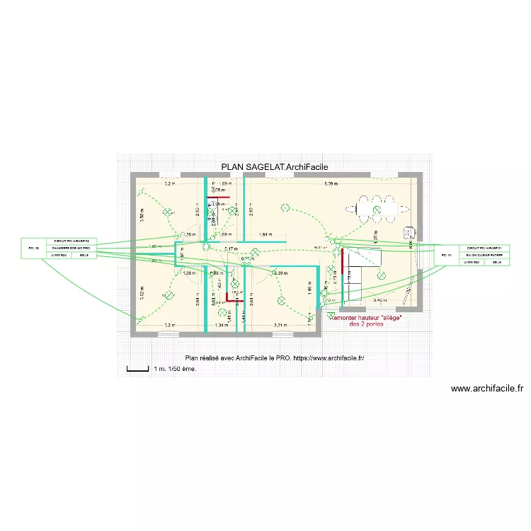 SABINE N1 ECL. Plan de 