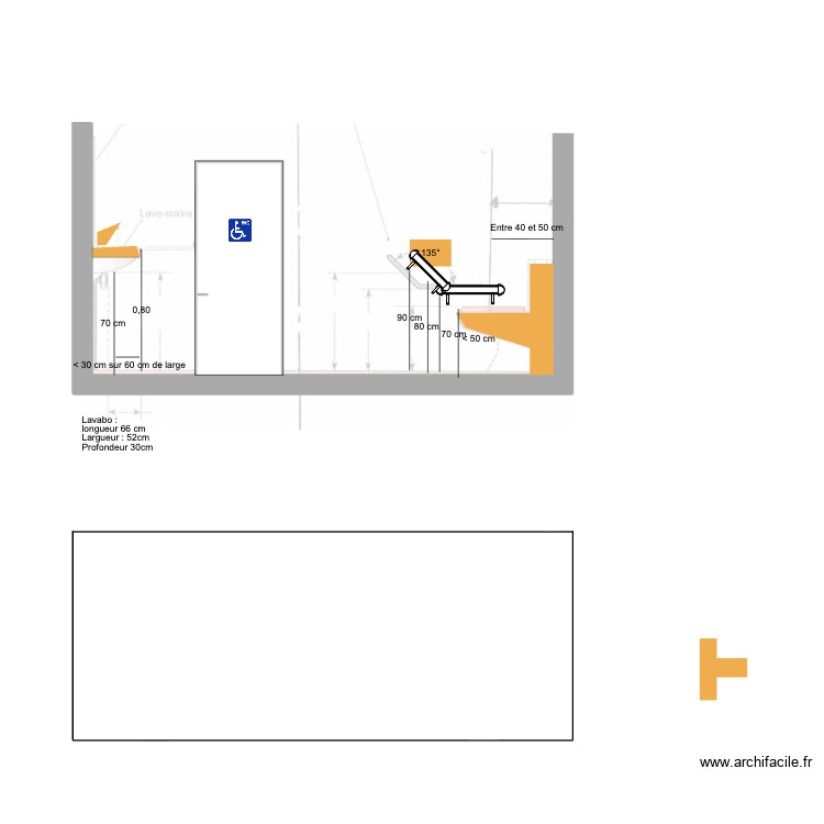 PMR. Plan de 0 pièce et 0 m2