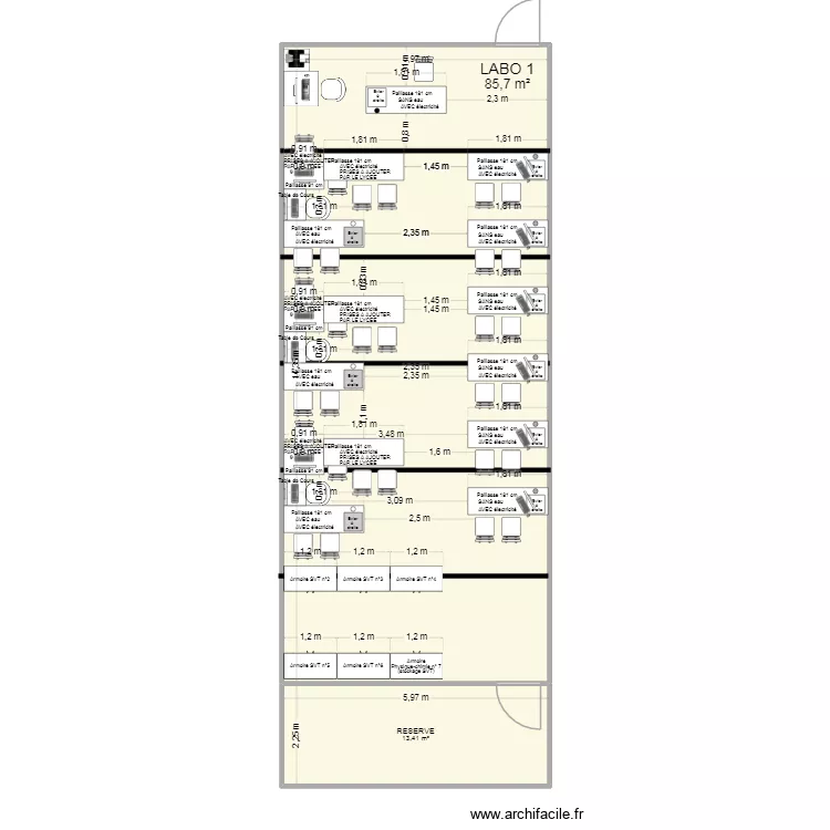 Labo 1 (TP) Vdef3. Plan de 2 et 99 m² Labo 1 (TP) Vdef3. Plan de 2 et 99 m²