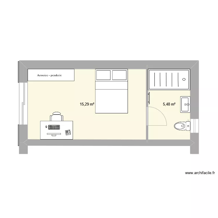 agrandissement max letombe. Plan de 