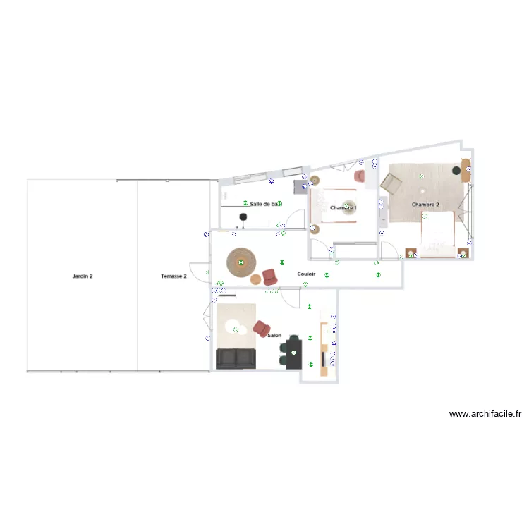 RdC Gauche bis. Plan de 