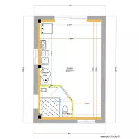 Studio avec cotes isolation int&eacute;rieur