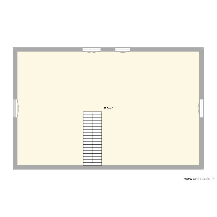 &eacute;tage 2. Plan de 0 pièce et 0 m2
