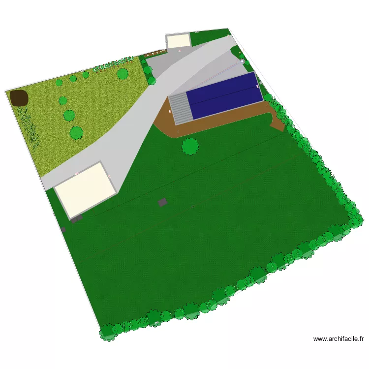 plan global 2. Plan de 3 pièces et 313 m²